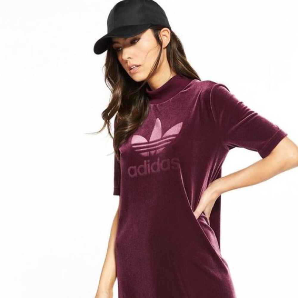Adidas Velour Shift Dress